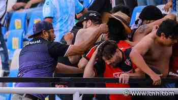 At least 26 injured as fights break out among fans at Mexican soccer game