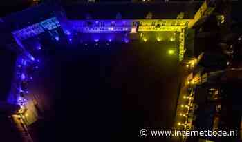 Provincie Zeeland solidair met Oekraïne: abdij kleurt blauw-geel - Internetbode