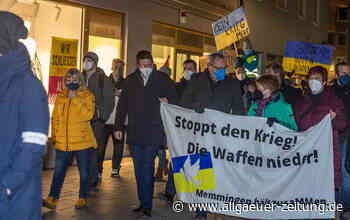 1700 Menschen demonstrieren in Memmingen gegen Aggressor Putin - Allgäuer Zeitung