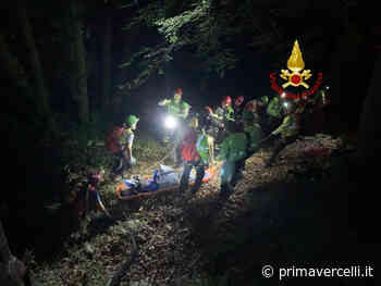 Salvato nella notte alpinista milanese in località Acque BIanche - Prima Vercelli