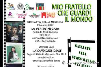 Torna la rassegna cinematografica “Mio fratello che guardi il mondo” a Galliate - Stampa Diocesana Novarese - L'azione - Novara