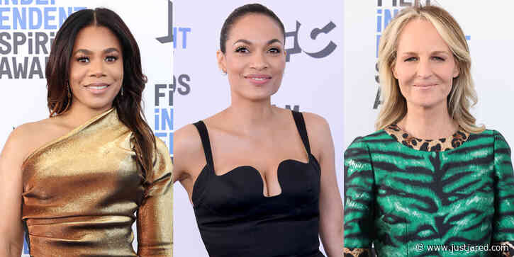 Oscar Host Regina Hall Steps Out for Spirit Awards 2022 With Rosario Dawson, Helen Hunt & More