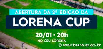 Abertura do Lorena Cup, copa regional de futebol na cidade de Lorena - Prefeitura de Lorena (.gov)