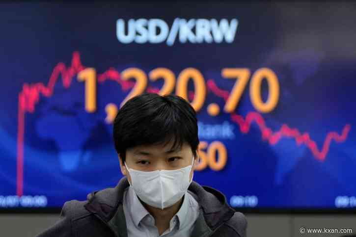 Brent crude up $10, shares sink as Ukraine conflict deepens