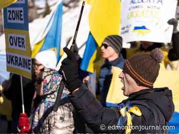 In photos: Alberta Stands With Ukraine event in Edmonton - Edmonton Journal