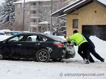 Edmonton police report 138 collisions; city to activate parking ban - Edmonton Journal
