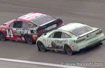 Kyle Busch hits Chase Briscoe under caution