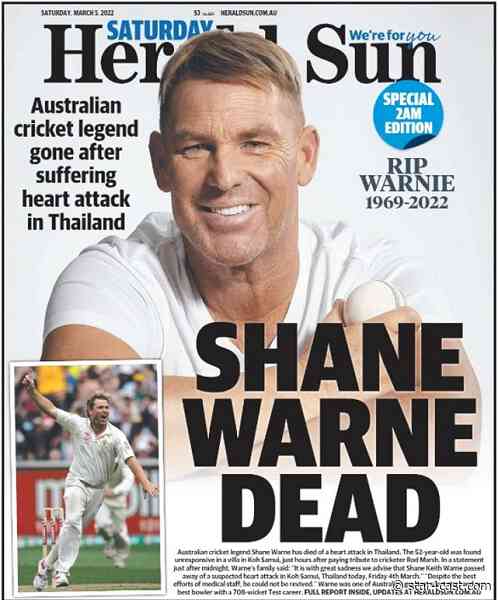Shane Warne – lived like a god and burnt out