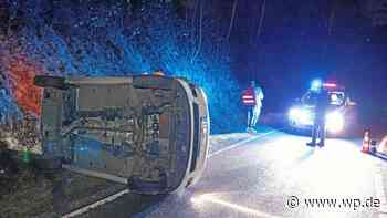 Unfall Siegen: Auto dreht sich auf Fahrbahn – Totalschaden - WP News