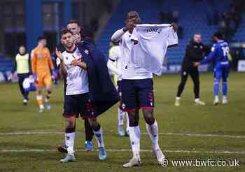 That Was For You Geth - News - Bolton Wanderers