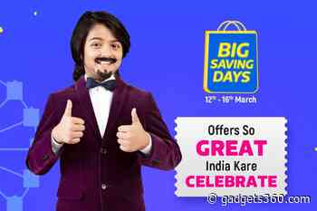 Flipkart Big Saving Days Sale to Begin from March 12 With Deals, Discounts on Phones, Tablets, Wearables