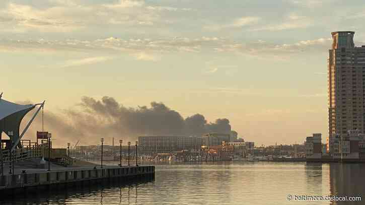 Baltimore Firefighters Battle 3-Alarm Fire At Curtis Bay Fuel Facility