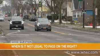 Good Question: Is it legal to pass someone on the right?