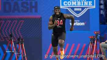 NFL Combine: Jesse Luketa suffers injury in 40-yard dash - Nittany Lions Wire