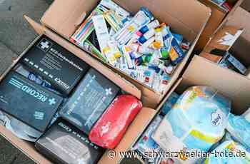 Krieg in der Ukraine - SC Kaltbrunn sammelt Hilfsgüter - Schwarzwälder Bote