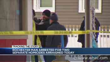 Man arrested for 2 separate 2022 homicides arraigned Monday morning