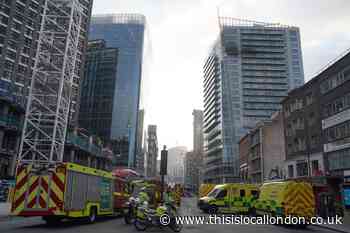 Aldgate fire: Woman trapped in Whitechapel High Street blaze rescued by fire crews