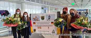 Großer Empfang für die Traunsteiner Sportlerinnen Lisa Spark und Marlene Fichtner am Flughafen in München - Traunsteiner Tagblatt