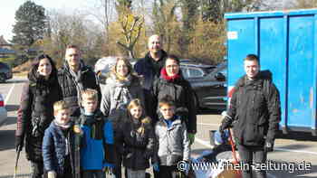 „Frühjahrsputz“: Viele Hände helfen mit, um Urmitz von Müll zu befreien - Rhein-Zeitung