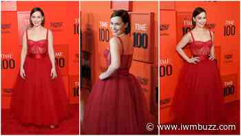 Priceless Beauty: Emilia Clarke Took Millions Of Hearts By Storm As She Shared A Picture In Targaryen Red With A Sheer Dolce, See Pics - IWMBuzz