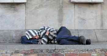 Number of people sleeping rough in Cornwall barely decreased last year - Cornwall Live