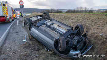 Fulda: Ford landet auf Dach: Spinne erschreckt Autofahrer | Regional - BILD