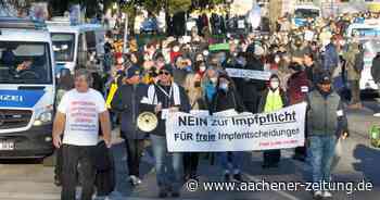 Samstag Corona-Proteste: Verkehrsbehinderungen durch Kundgebungen in Aachen - Aachener Zeitung