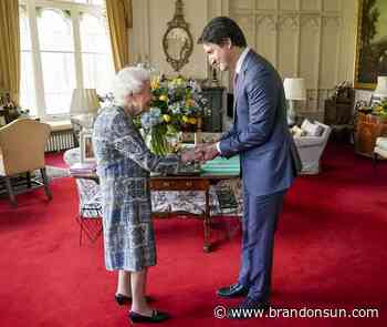 Queen meets Trudeau in 1st engagement since COVID-19 - The Brandon Sun