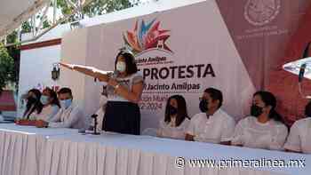 Promete Gabriela Díaz devolver al pueblo de San Jacinto Amilpas lo robado por pasada administración - Primera Línea