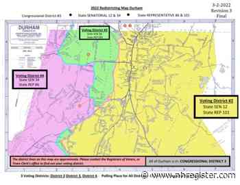 With Durham CT redistricting set for November election, many will have new legislators - New Haven Register