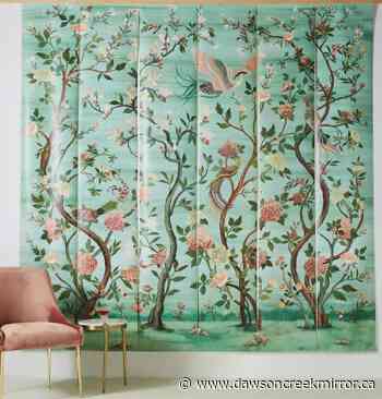 Where to find floral wallpaper in Canada - Dawson Creek Mirror