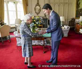 Queen meets Trudeau in 1st engagement since COVID-19 - Dawson Creek Mirror