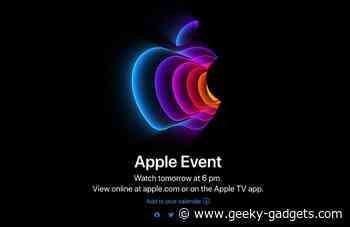 How to watch the Apple Event tomorrow