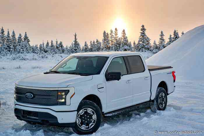 F-150 Lightning completes winter testing in Alaska