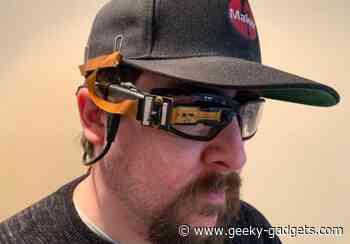 PiGlass V2 wearable Raspberry Pi heads-up display mini PC