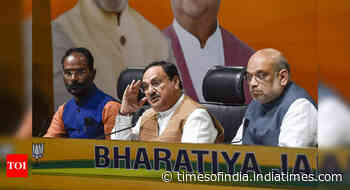 In marathon meets, BJP brass studies its prospects - Times of India