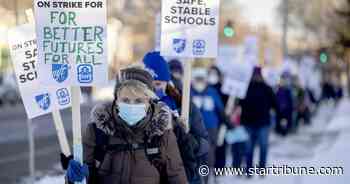 Minneapolis teachers walk picket lines as strike begins