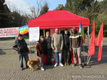 Pace in Ucraina, anche le sinistre d'opposizione di Biella e Vercelli sono scese in piazza - newsbiella.it