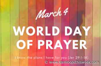 World Day of Prayer to be marked on March 4 - Kamloops This Week