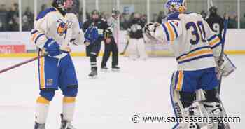Munson's play in net and Severy's hattrick rally the Yellowjackets to a 4-3 comeback victory - St. Albans Messenger