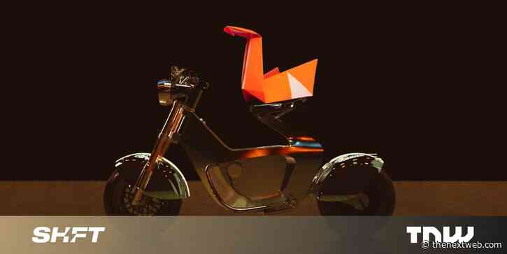 This escooter looks like an origami duck made of steel — and I dig it