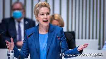 Schwesig will Stiftung für Bau von Nord Stream 2 auflösen - Tagesspiegel