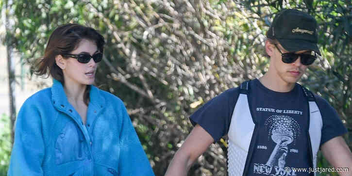 Kaia Gerber & Austin Butler Head Out for an Afternoon Hike in L.A.