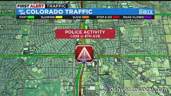 Aurora Police Respond To Report Of Weapon At Tent On I-225 Median - CBS Denver