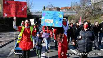 Erzieherinnen und Sozialarbeiterinnen gingen auf die Straße - Nordbayern.de