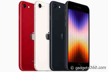 iPhone SE (2022) With 5G Connectivity, A15 Bionic Chip Launched: Price in India, Specifications