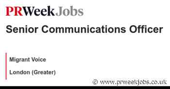 Migrant Voice: Senior Communications Officer