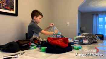 Seventh grader inspiring thousands to donate in Oromocto, N.B. - Global News