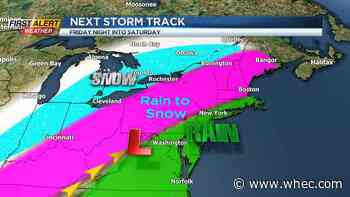 Yellow Alert for possible weekend storm