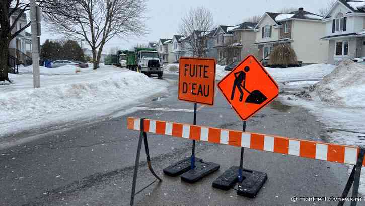 Boil water advisory in effect in Vaudreuil-Dorion after water main break - CTV News Montreal